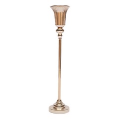 10Pcs Trumpet Vase Wedding Centerpiece Flower Stand Vintage Metal Flowers Decor