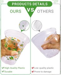 60 Pcs St Patrick’s Day Plastic Cups, 12oz St. Patrick’s Day Party Cups, St.