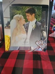 Lenox Wedding Photo Frame 8 x 10 True Love American By Design Bride Groom NIB
