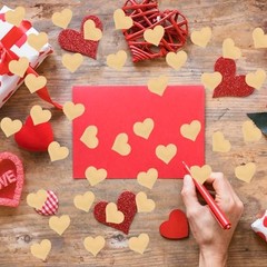 100pcs Champagne Heart Sponge Confetti Decor Heart Confetti Heart Champange