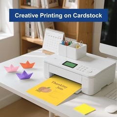 160 Sheets Colored Cardstock Paper 8.5 x 11 Color Card Stock for Printer Craf…