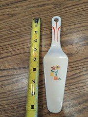 Vintage Decorative Porcelain Cake Server Cutter Holiday Wedding Birthday Etc.