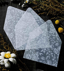100 Pack Envelope Liners for 5X7 Insert Wedding Invitaion Wedding Invite Accesso