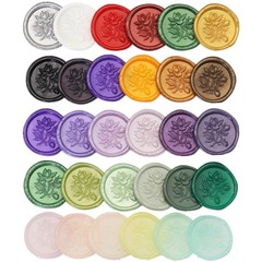 100 Pcs Sealing Wax Sticks for Wax Seal Stamp, Assorted Color Sealing Wax Glu…