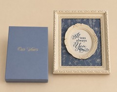 Hallmark Our Vows Wedding Gift Set Keepsake Frame & Vow Books New Sealed