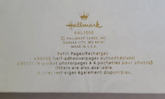 HALLMARK Anniversary Memories Keepsake Photo AAL1000 Album SEALED 8 Refill Pages