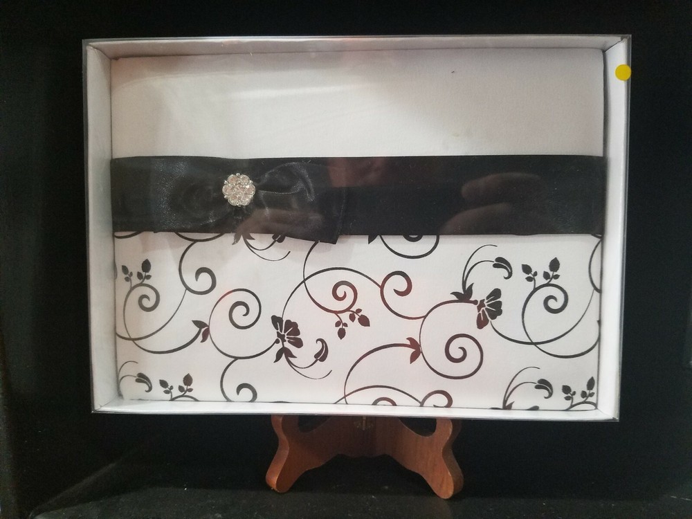 Black And White Guest Book By Lillian Rose, Bridal Guest Book, Wedding, Bridal