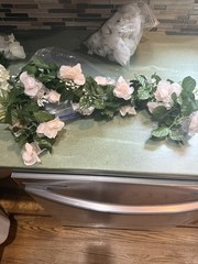 30pc White Wedding Artificial Flowers Arrangements Bouquet