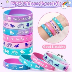 Winrayk 12 Sets Unicorn Party Favors Birthday Supplies for Girls, Drawstring …