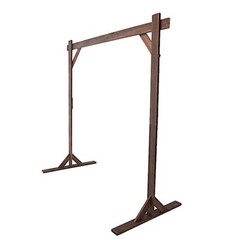 7 feet Dark Brown Wood BACKDROP STAND Square Wedding Arch Events Decorations