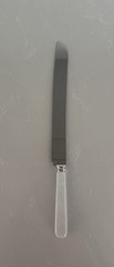 Vintage Sheffield England Cake Knife & Server Set White Pearl Handle Wedding