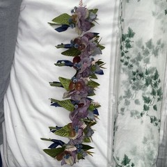 Wedding /Special Occasion Corsages Blue Purple Earth Tones 1 Large 7 Small