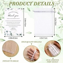 50-Piece Acrylic Wedding Favors Bundle