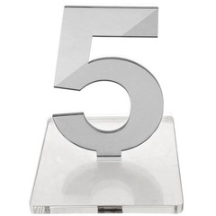 OnDisplay Luxe Laser Cut Mirrored Acrylic Wedding/Party/Event Table Numbers