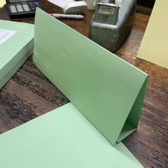 Light Green Blank Table Place Cards Name Table Tent Signs approx 160