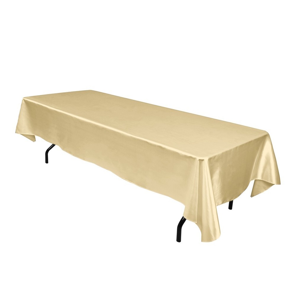 15 packs 60 x 126 Inch seamless SATIN Tablecloths Hotel Boot 25 COLORS USA SALE
