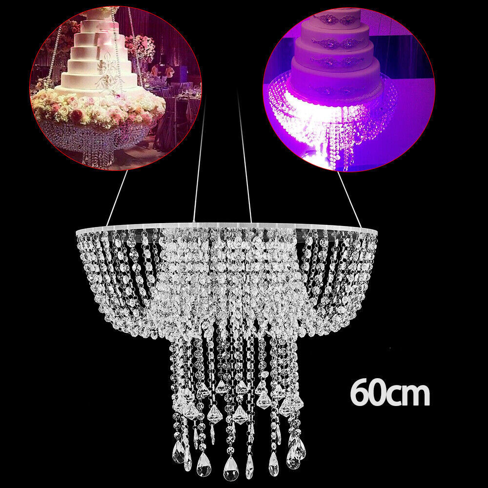 Modern LED Ceiling Light Crystal Chandelier Flush Mount Lamp Bedroom Living Room