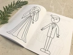 Kids Wedding favour. 3 Pack Children’s Wedding activity and colouring Book x3