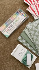 650+ pc Stationery Bundle Lot Wedding Gift Bags Tissue Wax Stickers Bows Markers