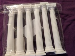 6pc 7″ Roman Columns For Dessert Cake Displays, Party’s Weddings Crafts