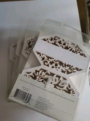 New 100Pcs Place Cards by David Tutera White Wedding Party Table Deco 4 Pk Of 25