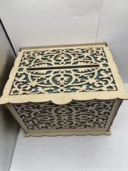 Wooden Wedding Card Box W Lock Option DIY Money Gift Box For Any Occasion
