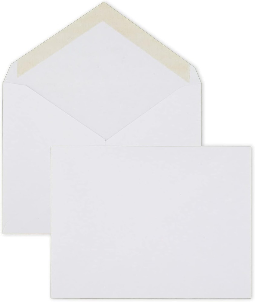 Mead Standard A2 Invitation Envelopes, Gummed 1 Count (Pack of 100), White