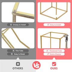 10PCS Metal Column Wedding Flower Stand Cylindrical Display Rack 31.5inch
