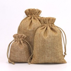 10/20/30pcs Wedding Imitation Hemp Favour Gift Bags Jewelry Drawstring Pouch