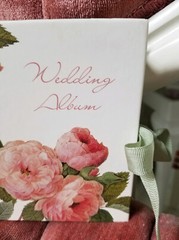 Vintage Shabby Chic Roses Wedding Album And Journal