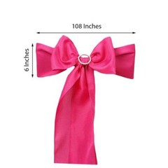 100 Polyester CHAIR SASHES Bows Ties Wedding Party Supplies Wholesale Discount