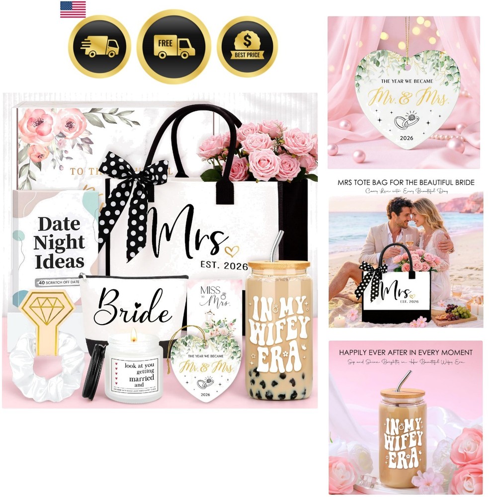 Bridal Shower Gifts for Bride To Be Gift Ideas Bride Gifts Box for Bacheloret…