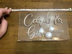 2 Pieces Acrylic Wedding Reception Sign Guest Book Sign Cards And Gifts Wedding