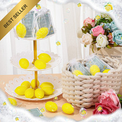 50 Pack Lemon Shaped Soap Gift Favors Italian Lemon Soap Wedding Party Favor