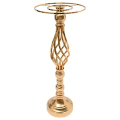 10 Pcs Wedding Crystal Flower Stand Desktop Metal Flower Vase Event Party Decor