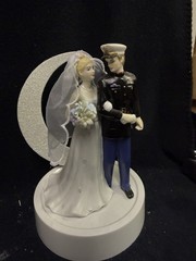 SEXY Marines Armed forces Soldier Wedding Cake Topper officer romantic hero -# 2