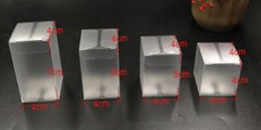 25X PVC Semi-Sheer Frosted Boxes Wedding Favour Gift Toy Doll Display Package