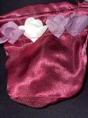 satin bags – wine petal 3 1/2 x 2 3/4 (21 Count)