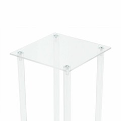 2Pcs Acrylic Flower Stand Column Vase Rack Centerpieces Tabletop Wedding Decor