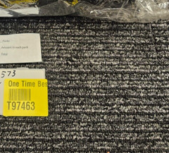 17 ft. SimplyPoly Shirred Pleat Polyester Table Skirting Black E17SP-BLK