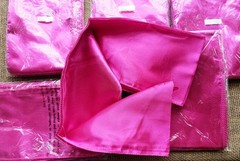 Lot Of 25 New Fushia Pink Chair Sashes Satin Bows 106″x6″ Special Event