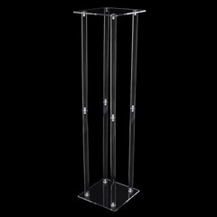 10pcs Tall Flower Vases Acrylic Flower Stand Wedding Centerpieces Decor NEW US