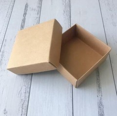 100x Base & Lid 2pcs Kraft Paper Favor Box Necklace Jewelry Soap Packaging Box