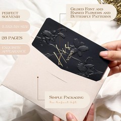 molekaus Vow Books,for Wedding Books Gift 5.5*3.5, White Black