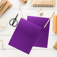 24 Sheets Purple Metallic Cardstock Paper 8.5 X 11″, x 11,