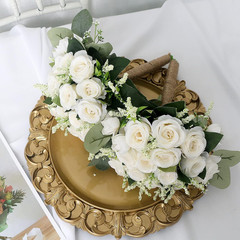 Elegant Set of 10 Bridesmaid Bouquets for Your Perfect Wedding Day
