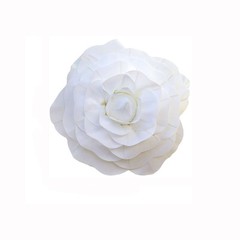 4 pcs 20″ White Artificial Large Roses Flowers Wall Backdrop Party Wedding