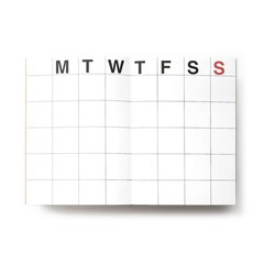 JSTORY Medium Monthly Planner Lays Flat Undated Year Round Flexible Cover 14 …