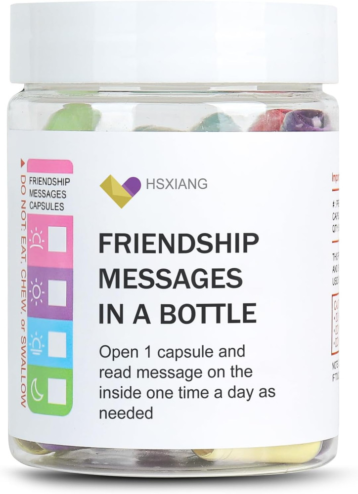 Friendship Messages in a Bottle（5Oz）,Friendship Gifts for Your Bestfriend,Women,