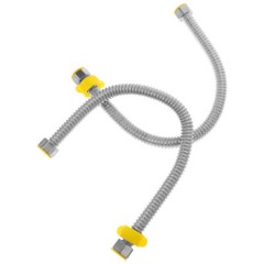 2 Pcs Corrugated Pipe Water Supply Line Heater 1/2 Inch Tap Hose